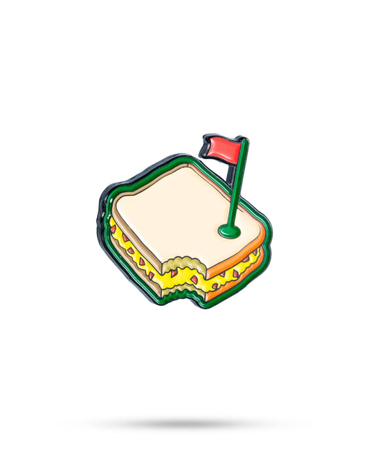 Pins and Aces Pimento Cheese Sandwich Ball Marker