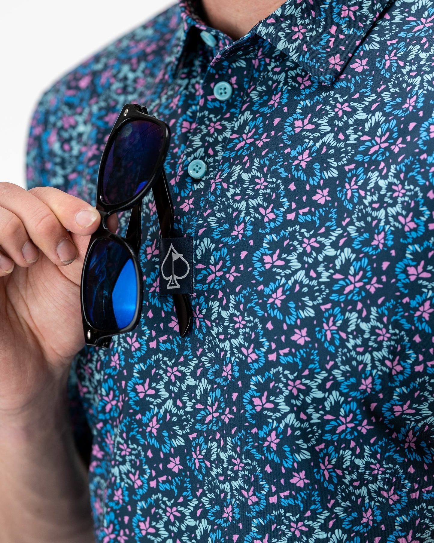 Pins and Aces Fluorescent Floral