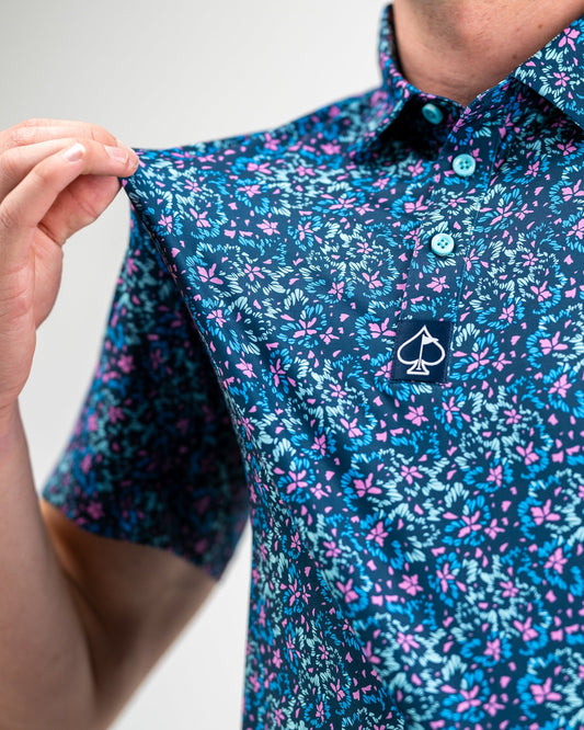 Pins and Aces Fluorescent Floral