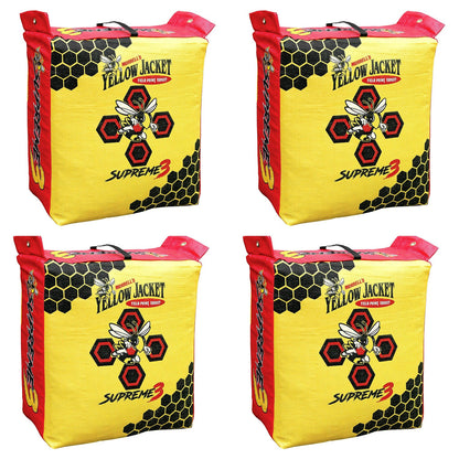 Morrell Yellow Jacket Supreme 3 28 Pound Field Point Archery Bag Target (4 Pack)
