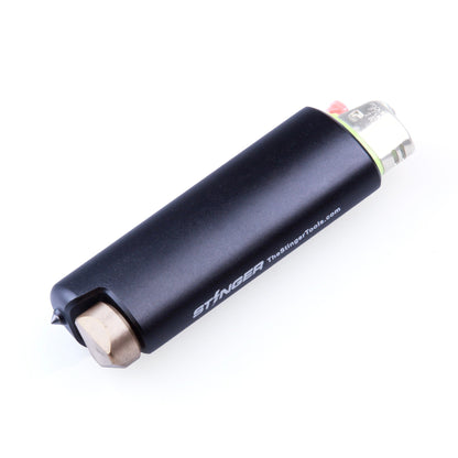Stinger Survival Tools BIC Full Size Lighter Case J6 w/ Glass Break