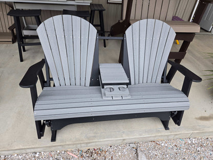 Dutch Country Patio 6' Adirondack Style Bench Glider