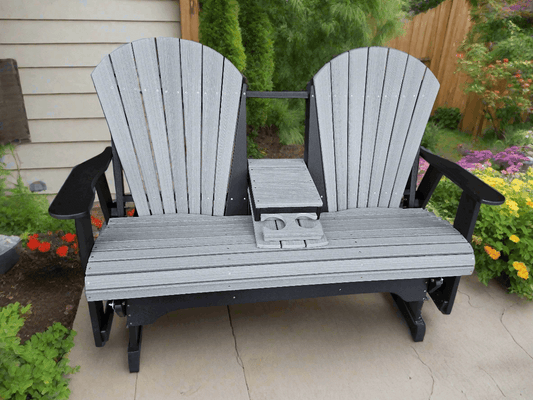 Dutch Country Patio 6' Adirondack Style Bench Glider