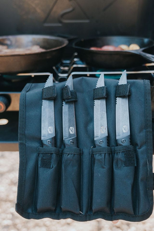 DFACKTO 4.5" Steak Knife Set with Case (4)