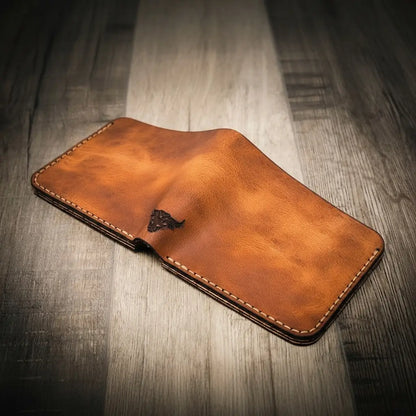 Bull Sheath Leather Big Bend Bifold Wallet