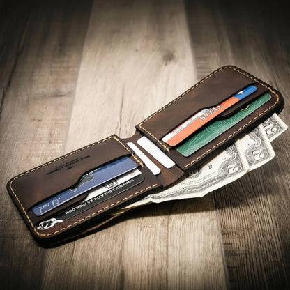 Bull Sheath Leather Rio Grande Bifold Wallet
