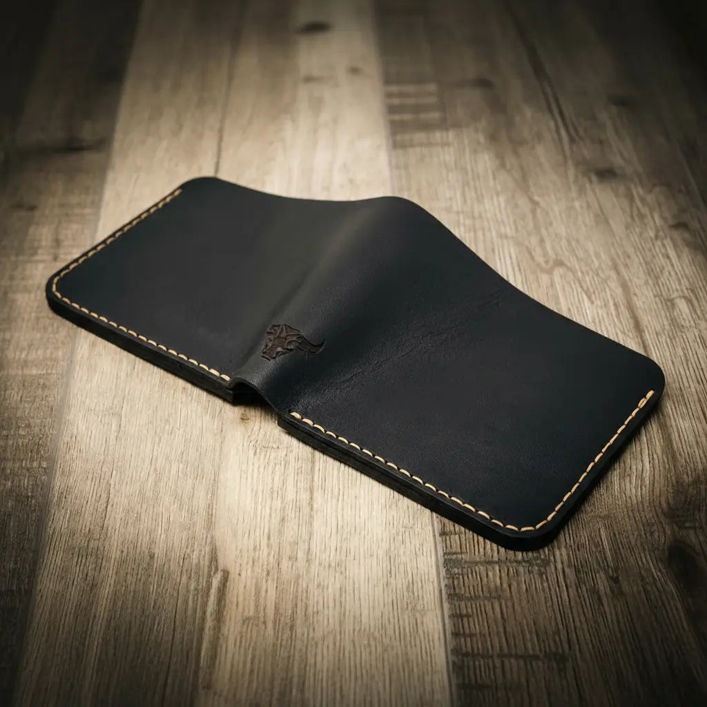 Bull Sheath Leather Big Bend Bifold Wallet