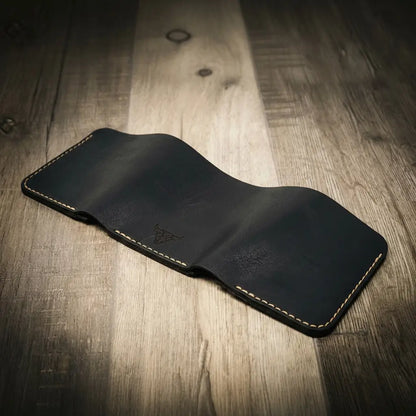 Bull Sheath Leather The Trinity Trifold Wallet