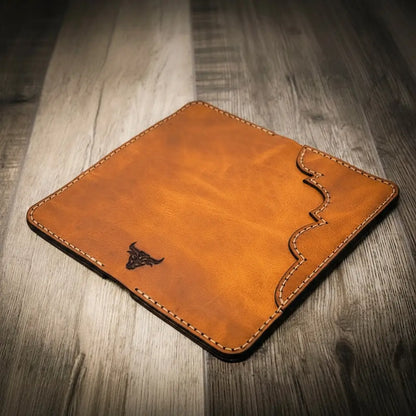 Bull Sheath Leather Western Long Wallet