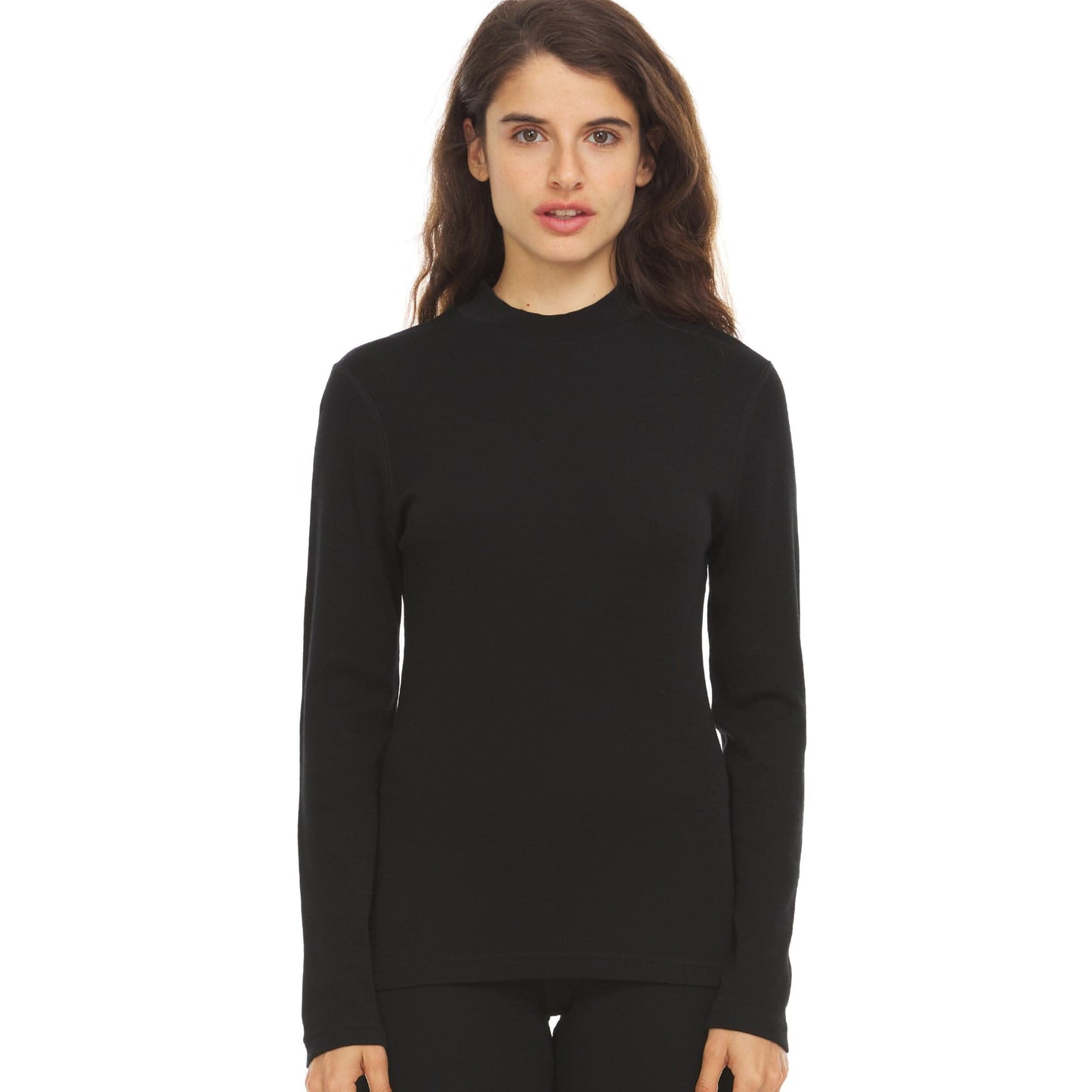 Minus33 Midweight - Women's Long Sleeve Mock Neck 100% Merino Wool