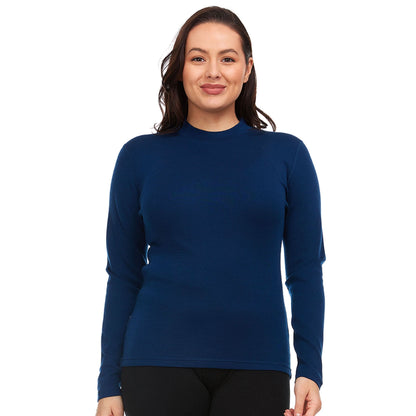 Minus33 Midweight - Women's Long Sleeve Mock Neck 100% Merino Wool