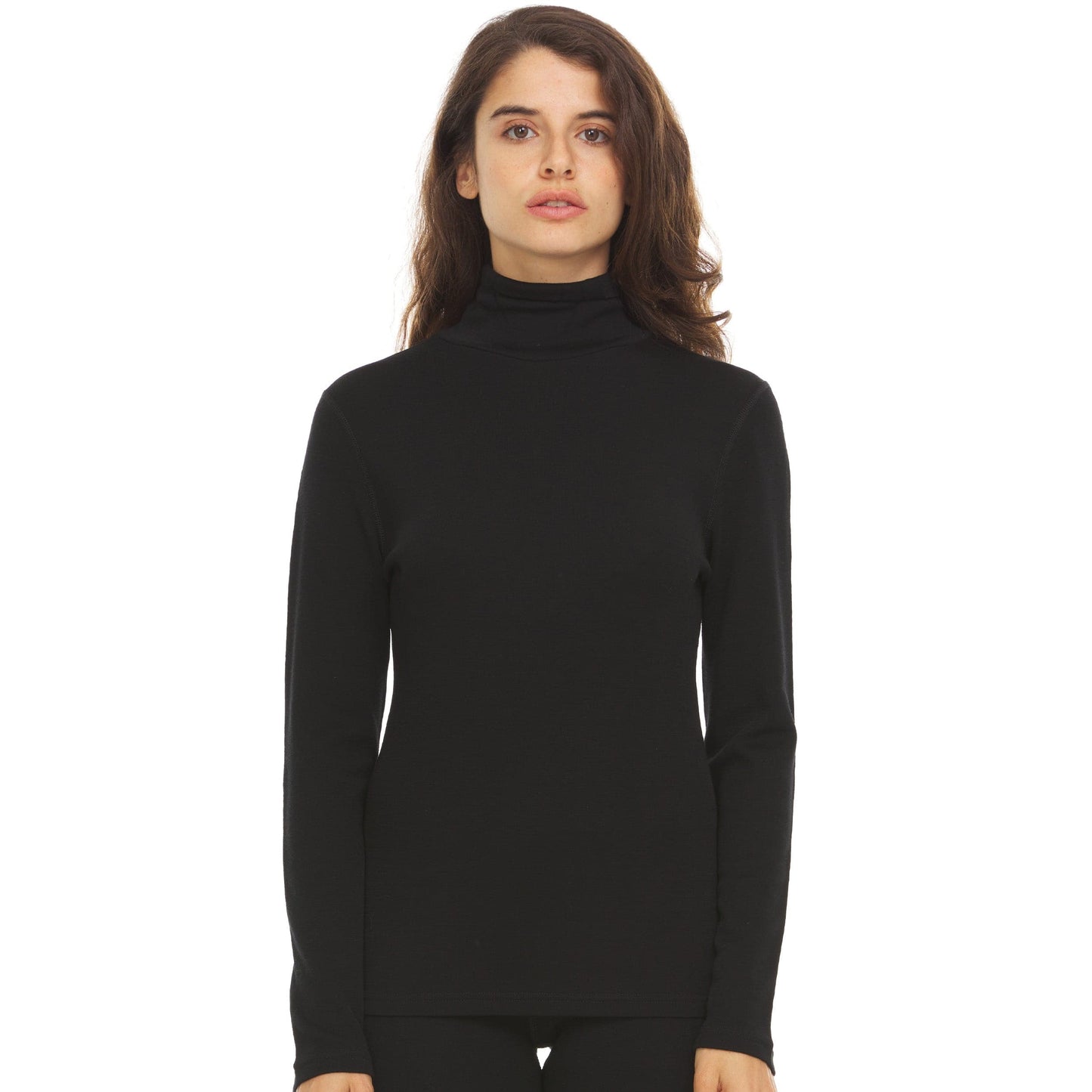 Minus33 Midweight - Women's Long Sleeve Turtleneck 100% Merino Wool