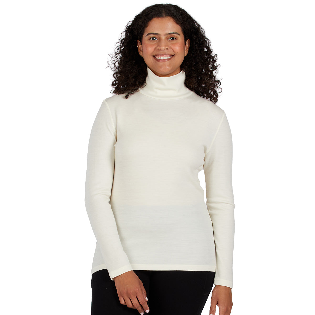 Minus33 Midweight - Women's Long Sleeve Turtleneck 100% Merino Wool