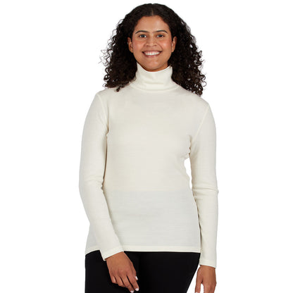Minus33 Midweight - Women's Long Sleeve Turtleneck 100% Merino Wool