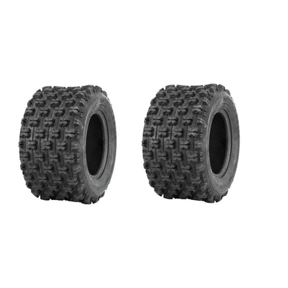 Lionparts Powersports (Pair) 2 Quadboss Sport ATV Rear Tires 20X11X10 20X11-10 4 PLY QBT739