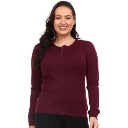 Minus33 Midweight - Women's Long Sleeve Henley 100% Merino Wool