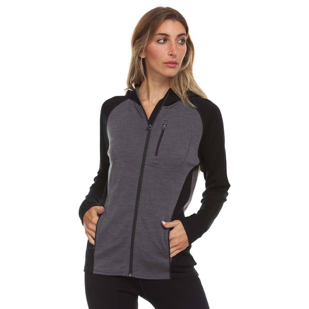 Minus33 Midweight - Women's Full Zip Hoodie Woolverino