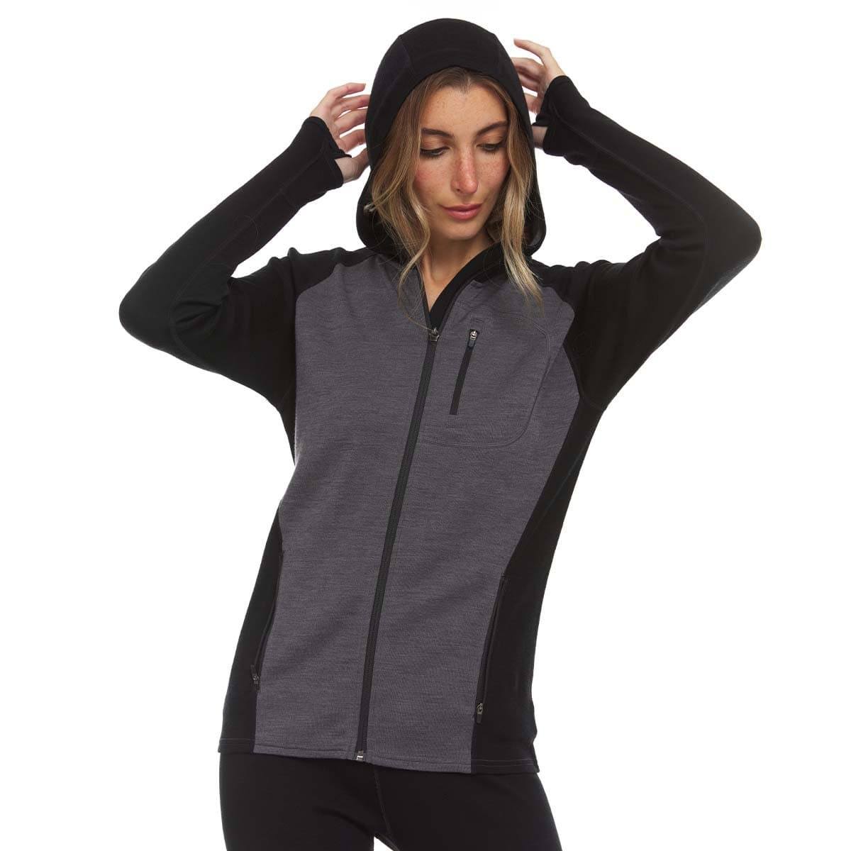 Minus33 Midweight - Women's Full Zip Hoodie Woolverino