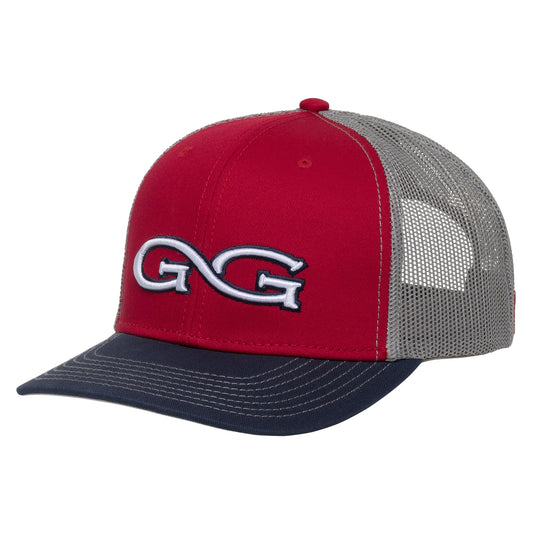 GameGuard Red Cap | TriColor | Glacier MeshBack