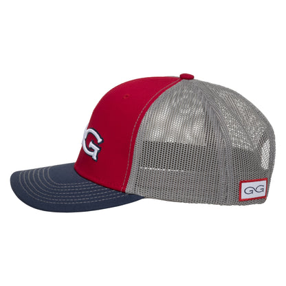 GameGuard Red Cap | TriColor | Glacier MeshBack