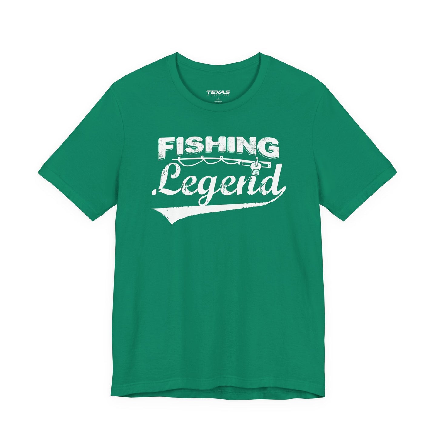 Texas Rigged Tees Fishing Legend — Unisex Cotton Tee