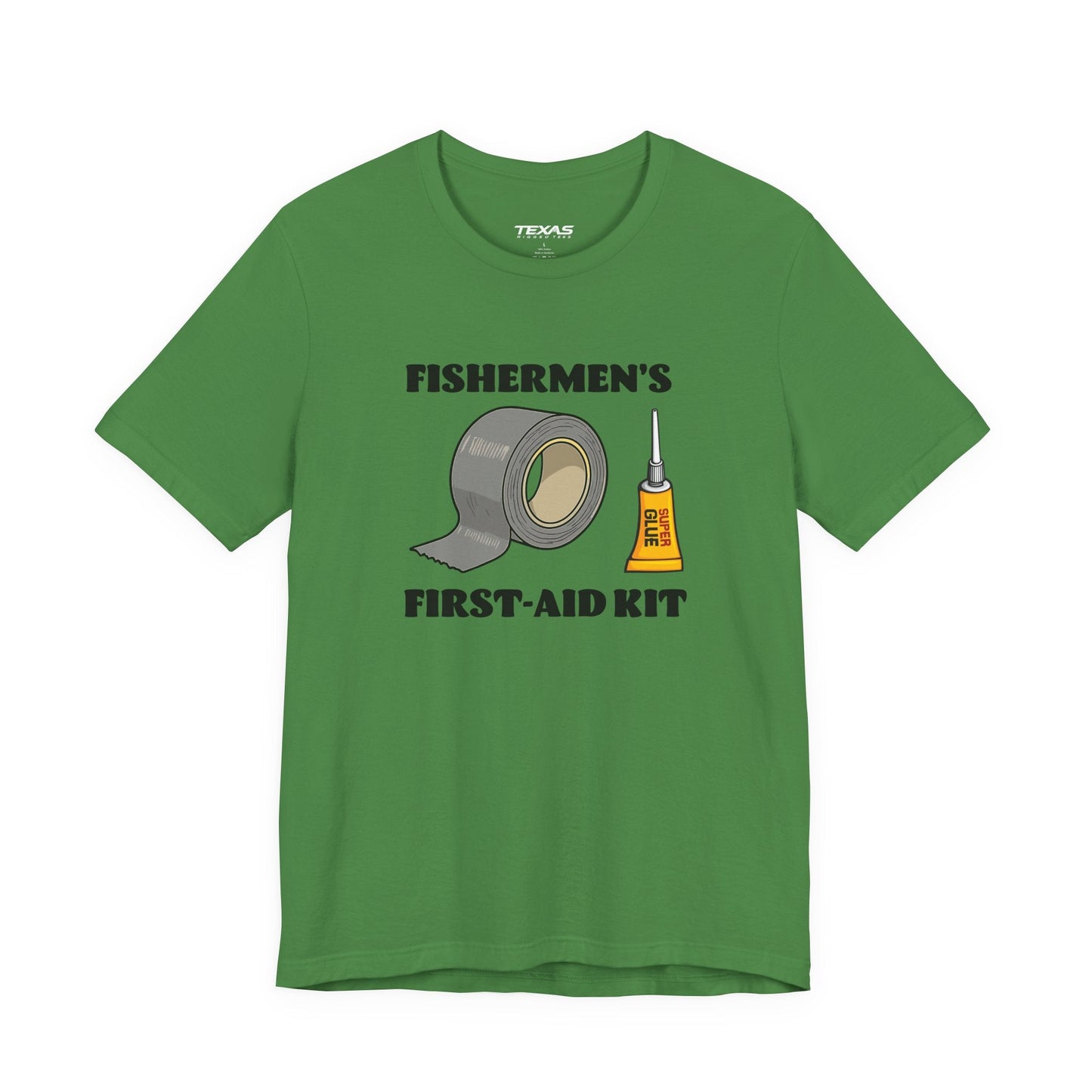 Texas Rigged Tees Fishermen’s First-Aid Kit — Unisex Cotton Tee
