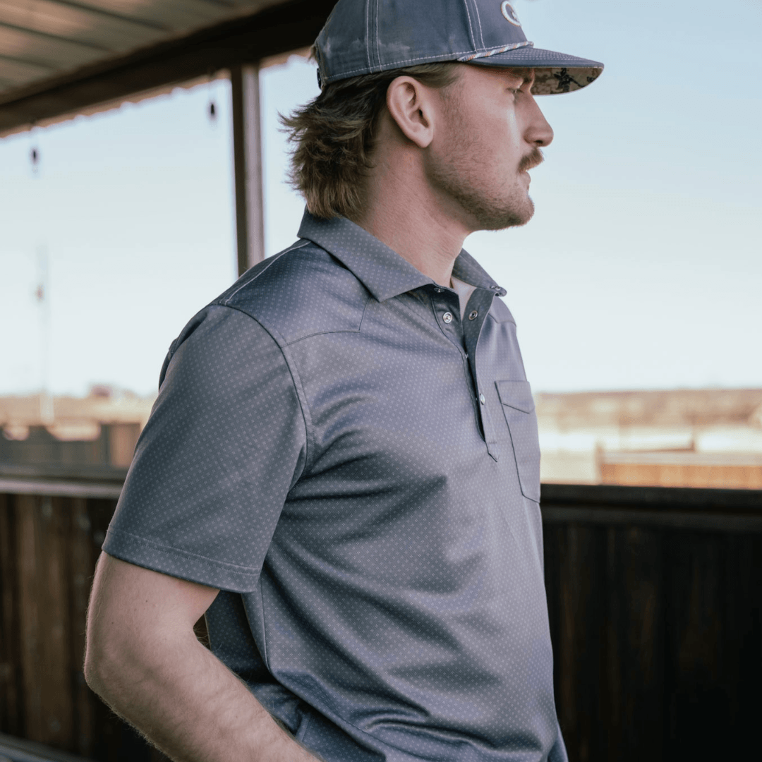GameGuard GunMetal Palo Duro Polo