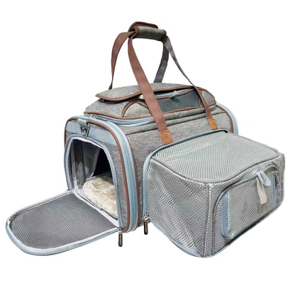 Mr. Peanut's Gold Series Standard Size Airline Compliant Expandable Pet Carrier