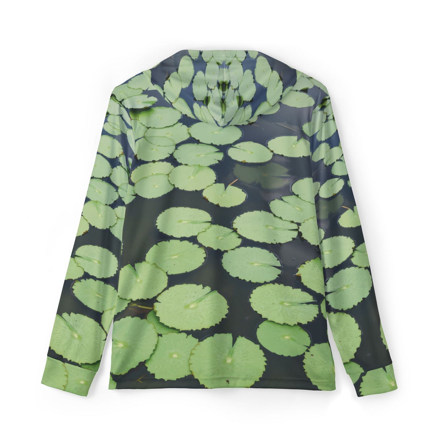 Texas Rigged Tees Lily Pads — Unisex Fishing Pullover Hoodie (SPF 50+)