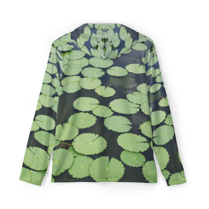 Texas Rigged Tees Lily Pads — Unisex Fishing Pullover Hoodie (SPF 50+)