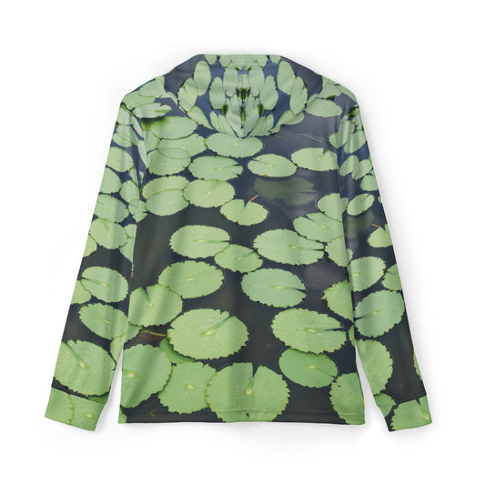 Texas Rigged Tees Lily Pads — Unisex Fishing Pullover Hoodie (SPF 50+)