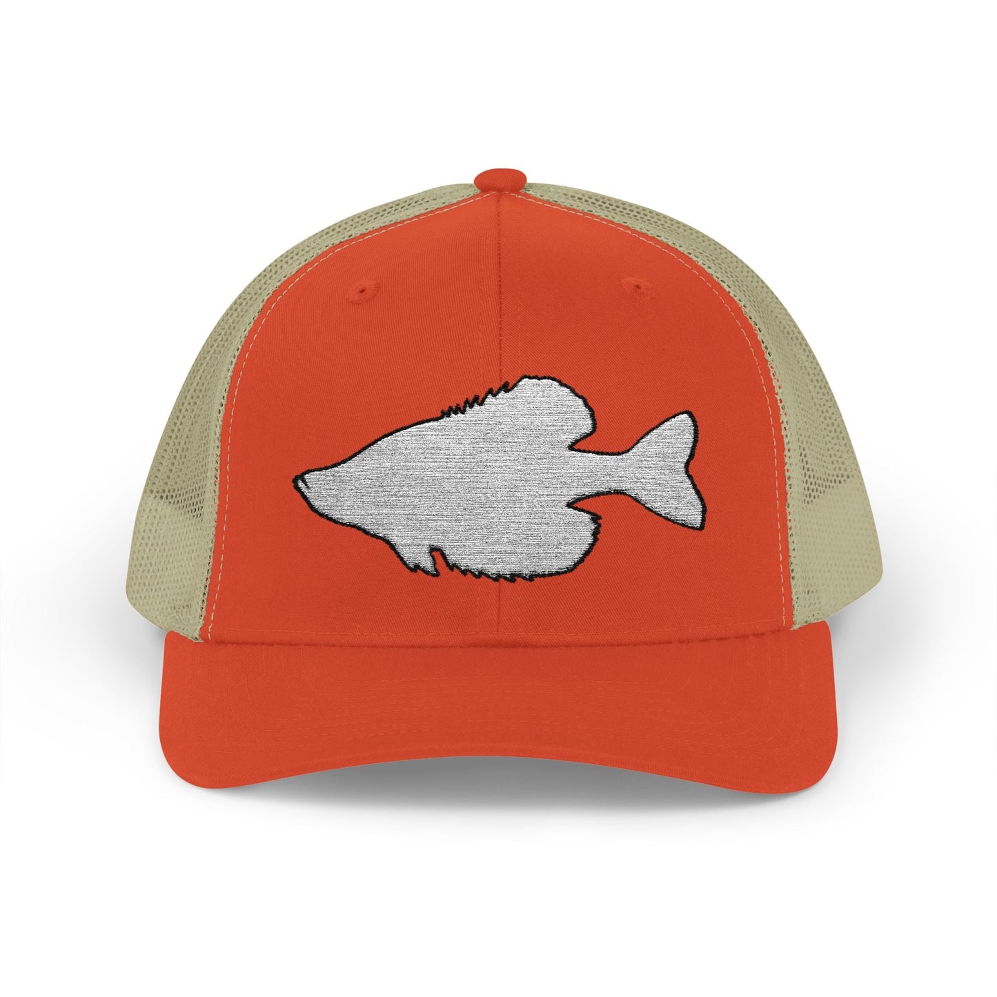 Texas Rigged Tees Crappie Silhouette — Embroidered Baseball Cap