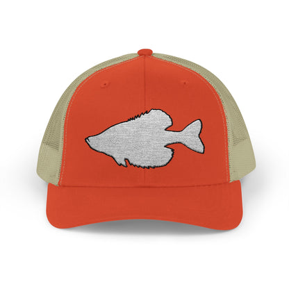 Texas Rigged Tees Crappie Silhouette — Embroidered Baseball Cap