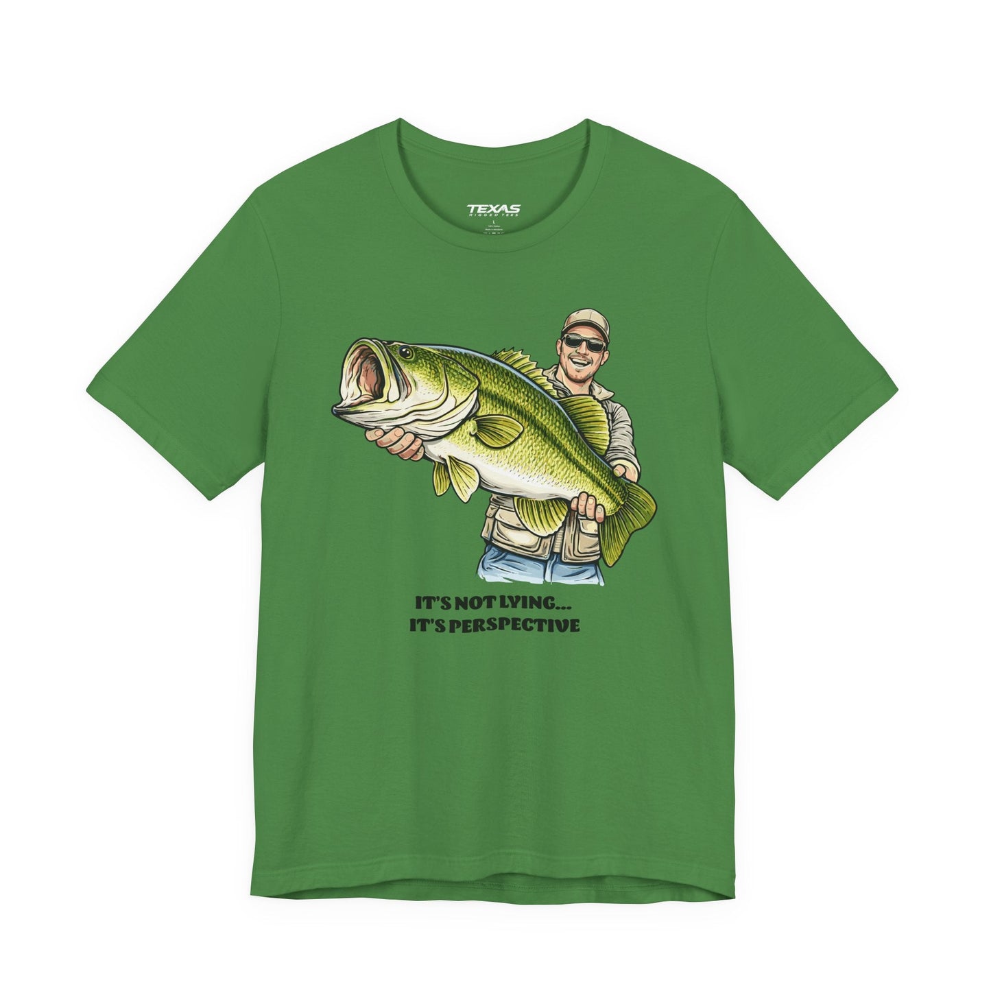 Texas Rigged Tees Forced Perspective — Unisex Cotton Tee