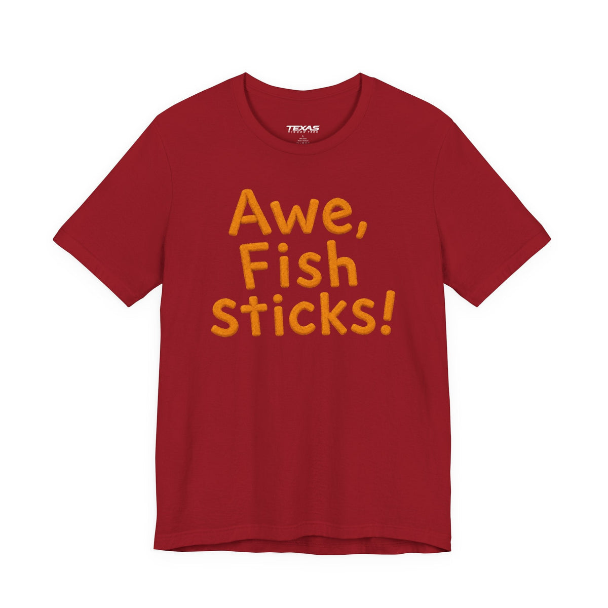 Texas Rigged Tees Awe, Fish Sticks! — Unisex Cotton Tee