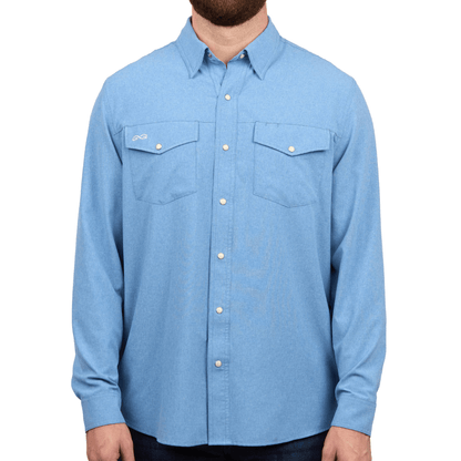 GameGuard Off-Road Blue StockYard Shirt | Long Sleeve