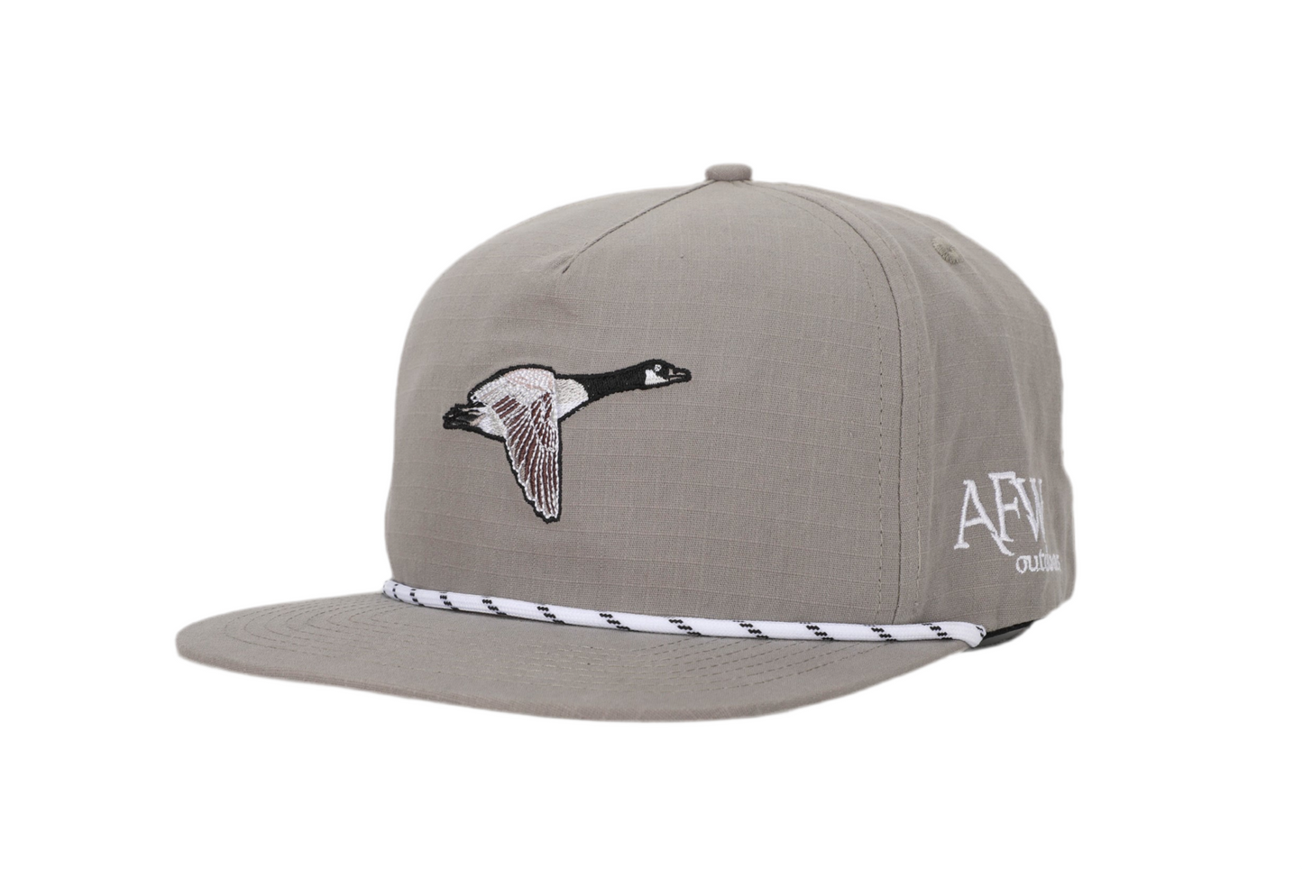 AF Waterfowl Canada Goose Light Grey RipStop Rope Hat