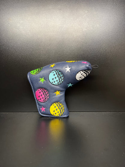 ParWestGolf Multicolor Stars and Golf Balls Headcover