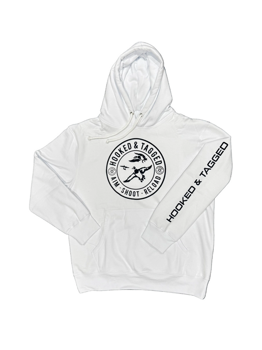 Hooked & Tagged  - Aim. Shoot. Reload. Hoodie