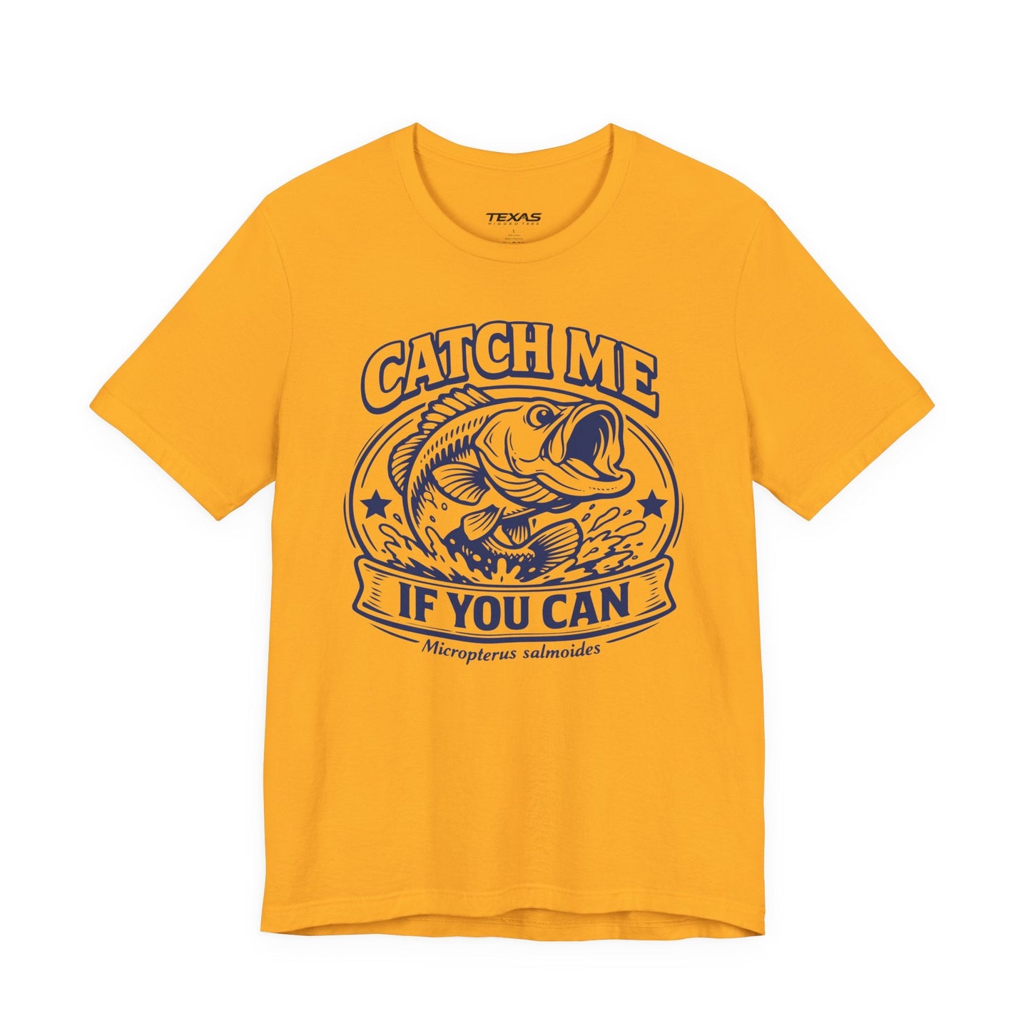 Texas Rigged Tees Catch Me If You Can — Unisex Cotton Tee