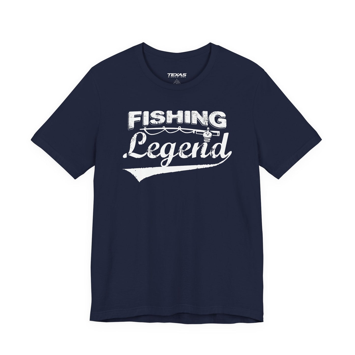 Texas Rigged Tees Fishing Legend — Unisex Cotton Tee