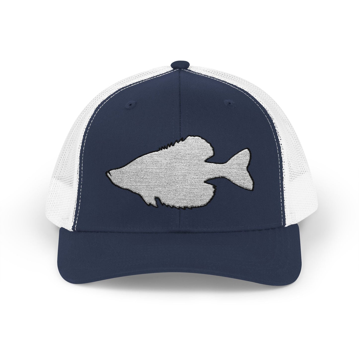 Texas Rigged Tees Crappie Silhouette — Embroidered Baseball Cap