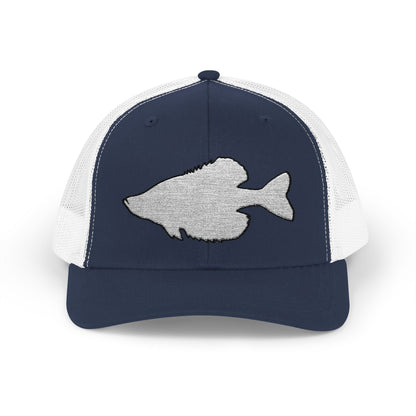 Texas Rigged Tees Crappie Silhouette — Embroidered Baseball Cap