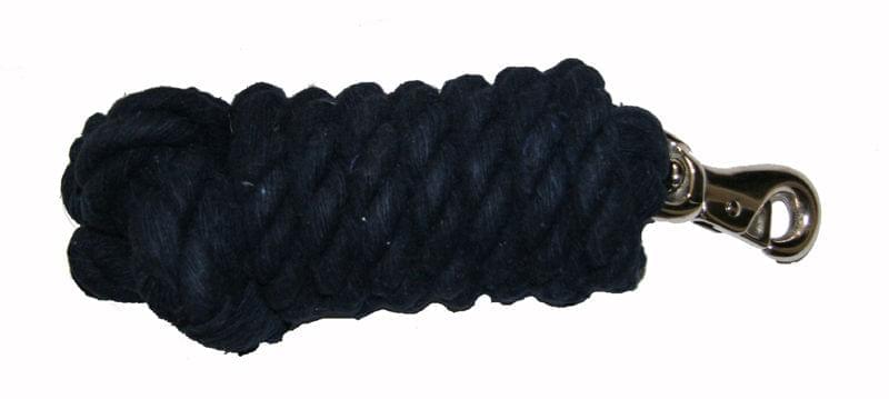 AJ Tack 10 Foot Cotton Lead Rope with Bull Snap - Set of 5