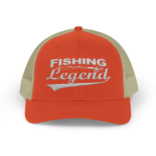 Texas Rigged Tees Fishing Legend — Embroidered Baseball Cap