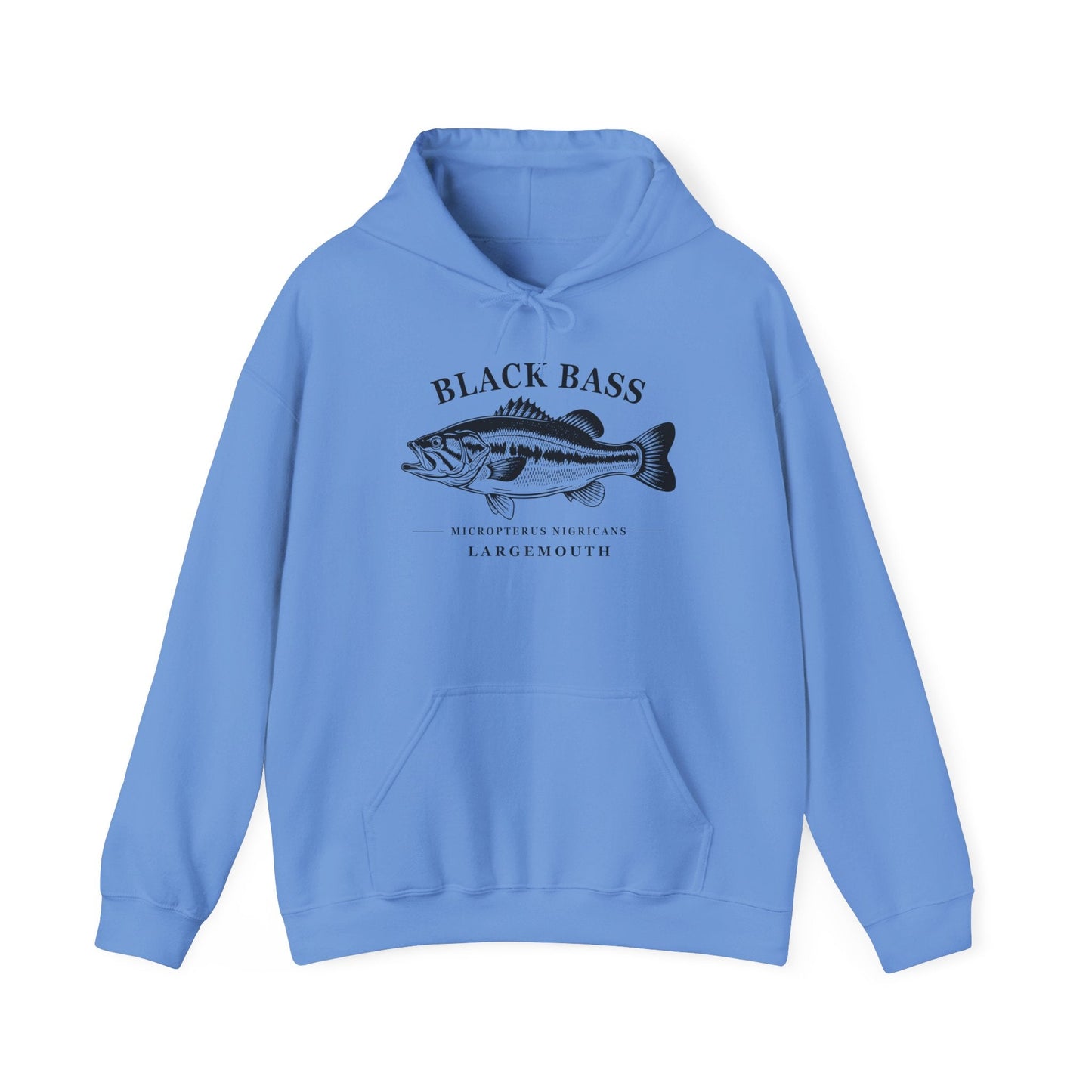 Texas Rigged Tees Black Bass — Unisex Hooded Sweatshirt