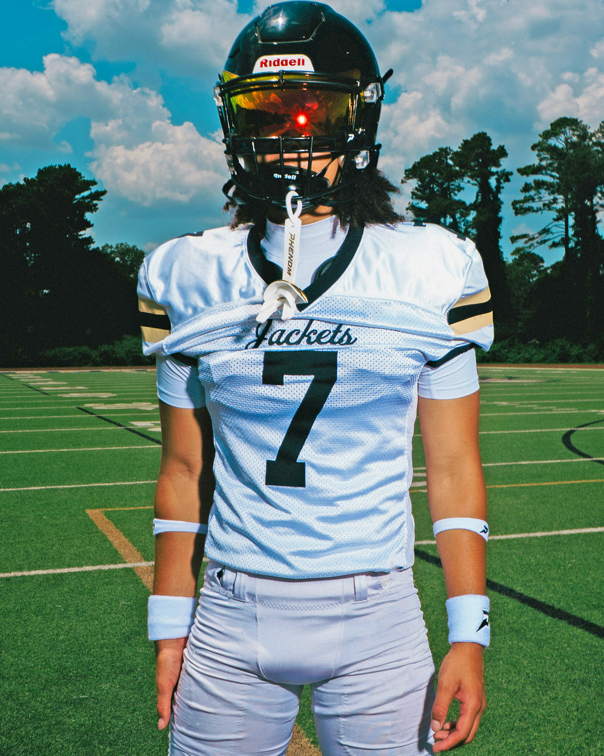 Phenom Elite HexaFlow 4.0 SnapPlate™ Mouthguard - White Gold Rush
