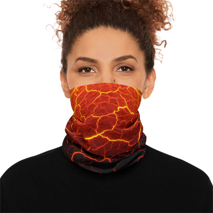 Texas Rigged Tees Molten Magma — Unisex Neck Gaiter (SPF 50+)