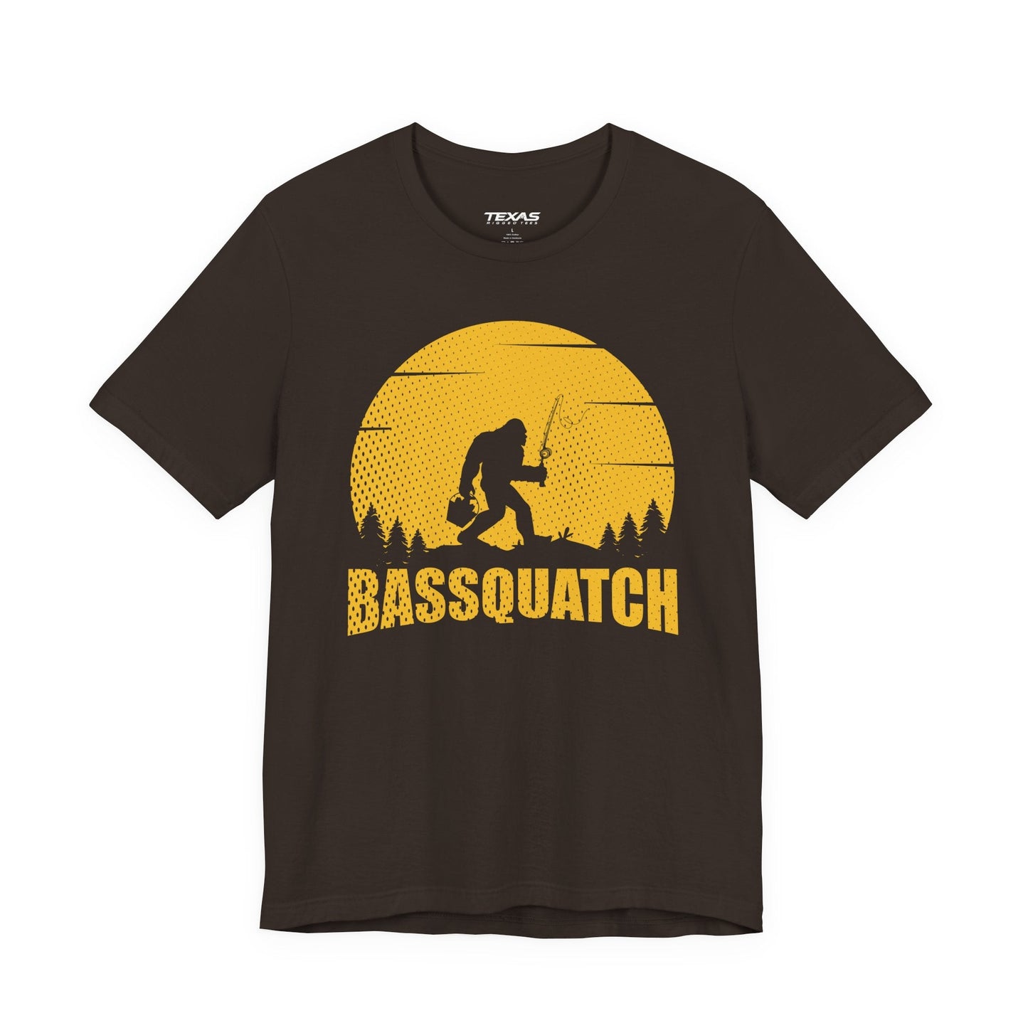 Texas Rigged Tees Bassquatch — Unisex Cotton Tee