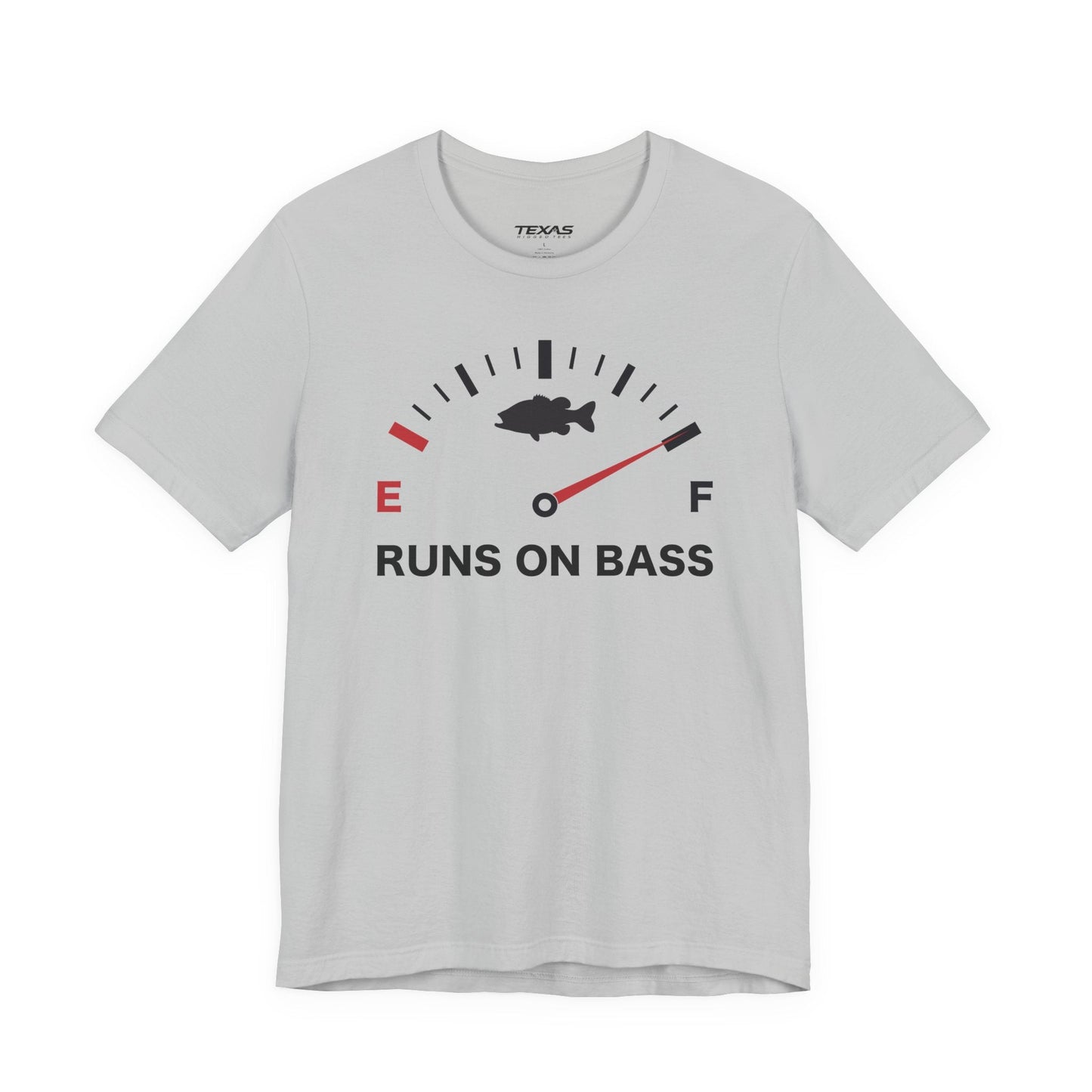 Texas Rigged Tees Runs on Bass — Unisex Cotton Tee